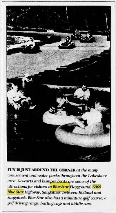 Blue Star Playland - June 6 1991 Article (newer photo)